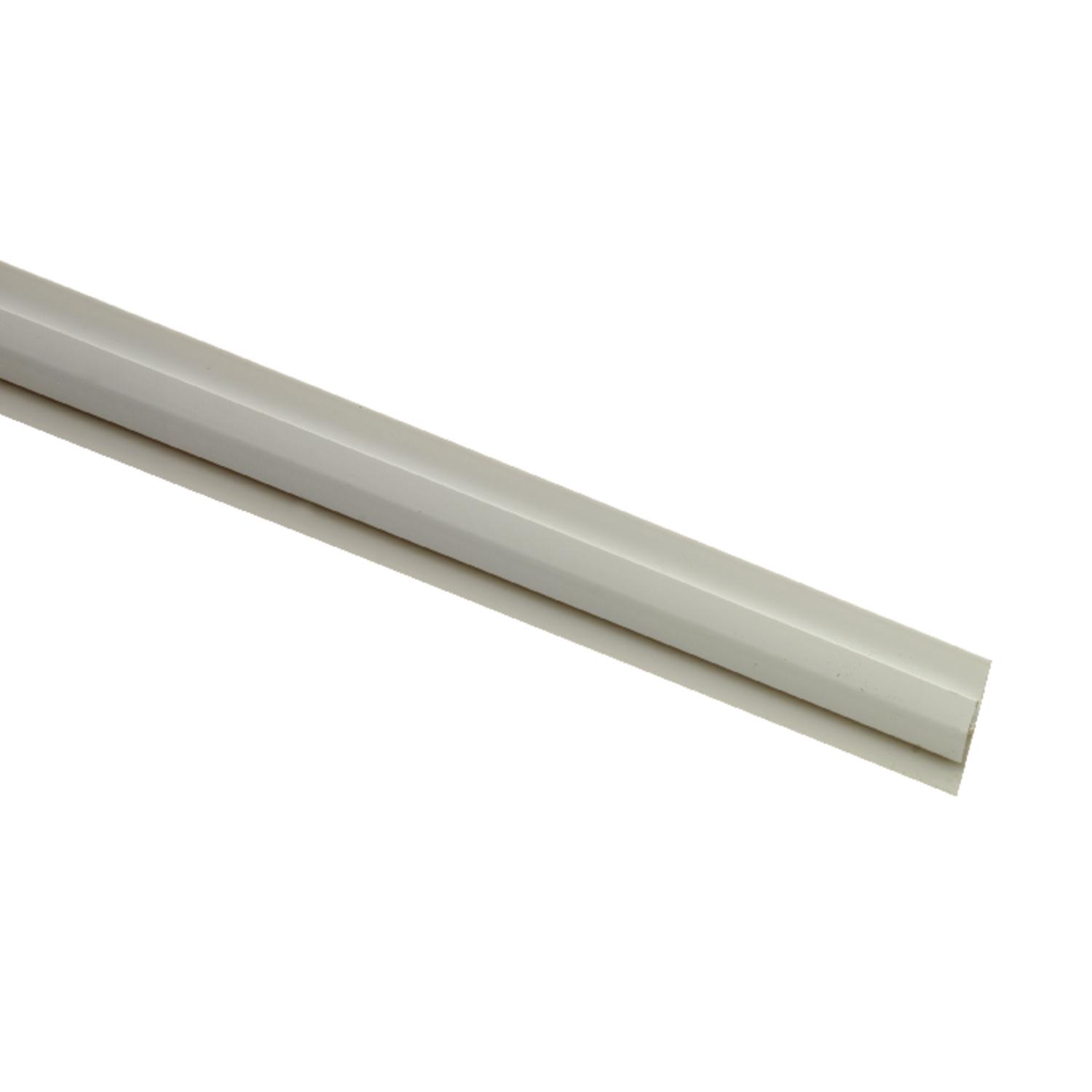 Sequentia Crane Composites .10 in. H X 96 in. L Prefinished White Polypropylene Divison Bar Molding