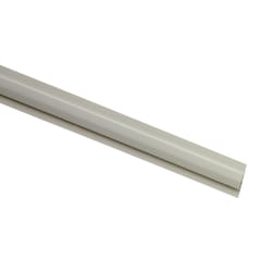 Sequentia Crane Composites .10 in. H X 96 in. L Prefinished White Polypropylene Inside Corner Moldin