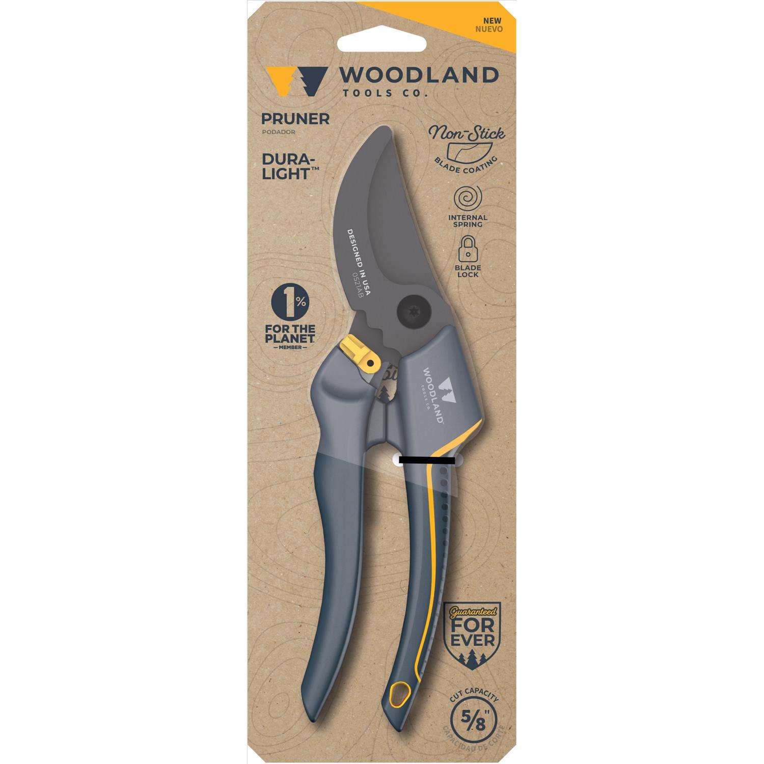 WOODLAND TOOLS Steel Curved Hand Pruner Ace Hardware