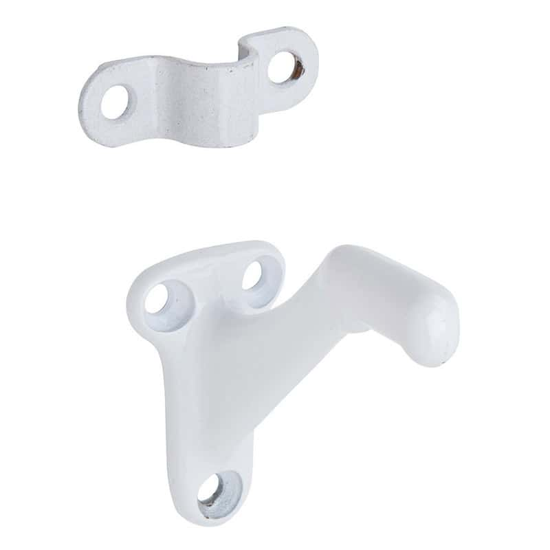 Ives White Aluminum Handrail Bracket - Ace Hardware