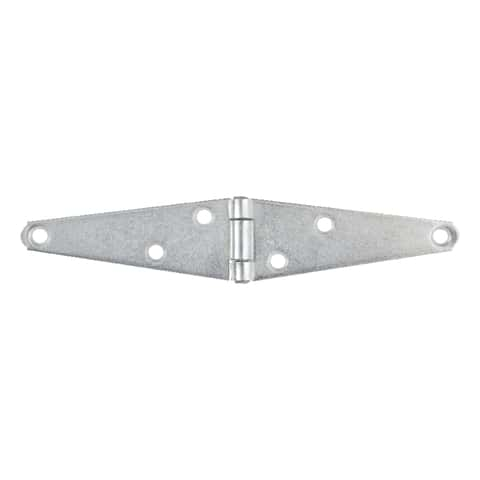 Hardware Essentials 12 in. Heavy Strap Hinge in Zinc-Plated (5