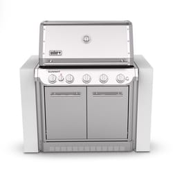Weber Summit SB38 Built-In 5 Burner Natural Gas Grill Stainless Steel