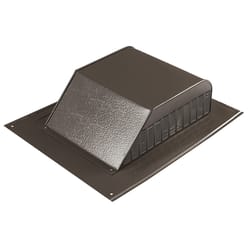 Master Flow 5.5 in. H X 16 in. W X 20.5 in. L X 10 in. D Galvanized Brown Steel Roof Vent