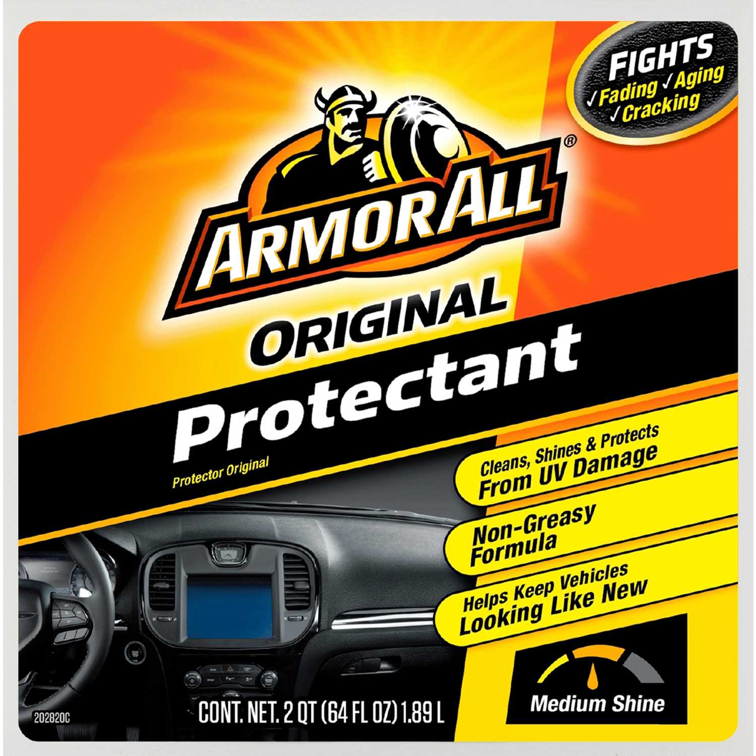 Armor All Original Plastic/Rubber Protectant 64 oz. Bottle Ace Hardware