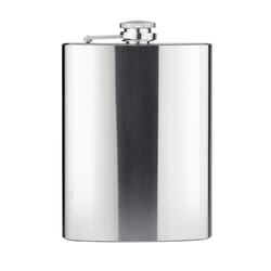 Final Touch 8 oz Silver Stainless Steel Flask