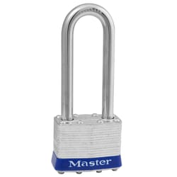 Master Lock 1-5/16 in. H X 1 in. W X 1-3/4 in. L Steel Pin Tumbler Padlock Keyed Alike