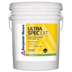 Benjamin Moore Ultra Spec Soft Gloss Base 1 House & Trim Paint Exterior 5 gal