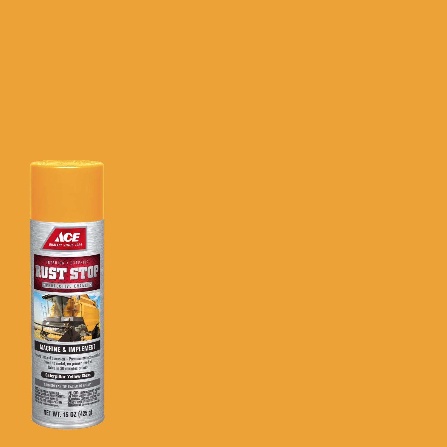Ace Rust Stop Machine & Implement Gloss Caterpillar Yellow Protective