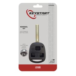 KeyStart CP029 Self Programmable Remote Automotive Replacement Key Sidewinder Blade Double For Lexus