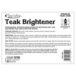 Star Brite Teak Brightener Liquid 1 gal