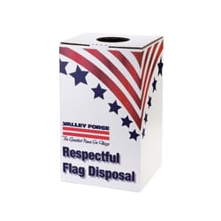 Valley Forge Flag Disposal Box 22 in. H X 12.5 in. W X 13.75 in. L