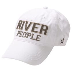 Pavilion We People River People Baseball Cap White One Size Fits All