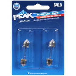 Peak Halogen Indicator Miniature Automotive Bulb 6418