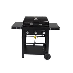 Brand-Man Grills Bronco2 BMBRON2-3B 3 Burner Liquid Propane Portable Grill Black