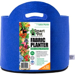 Smart Pot 9.5 in. H X 14 in. W X 14 in. D X 14 in. D Fabric Grow Bag Planter Blue