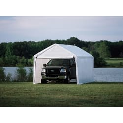 ShelterLogic Max AP Polyethylene Peak Canopy and Enclosure 9.5 ft. H X 10 ft. W X 20 ft. L