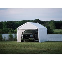 ShelterLogic Max AP Polyethylene Peak Canopy and Enclosure 9.5 ft. H X 10 ft. W X 20 ft. L