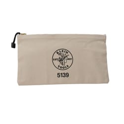 Klein Tools 4.25 in. W X 7 in. H Canvas Zippered Bag 1 pc