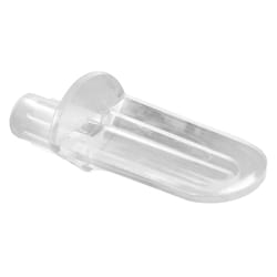 Prime-Line Clear Plastic Shelf Support Shelf Support Peg 1/4 inch Ga. 1.38 in. L 5 lb