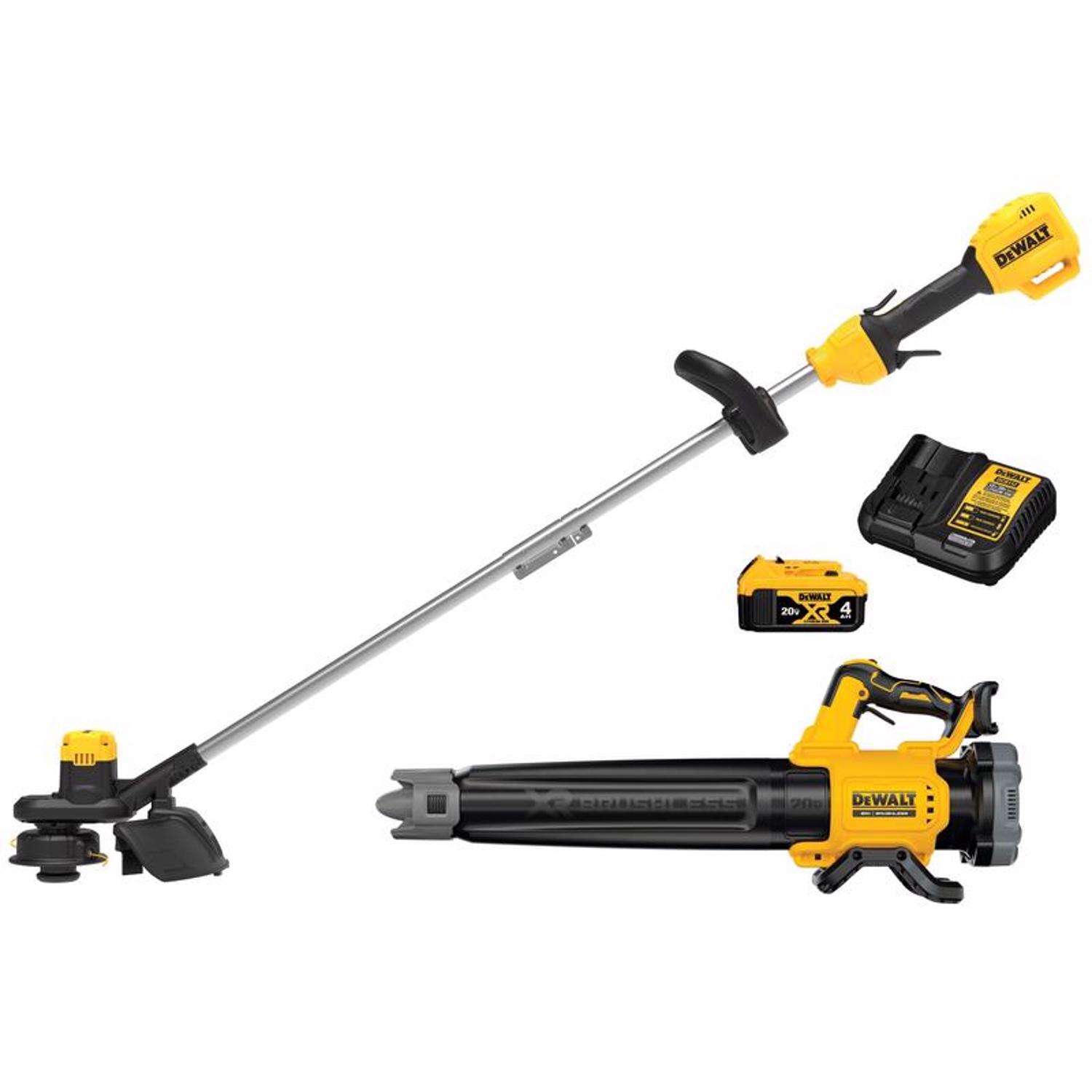 DEWALT 20V MAX 13 in. 20 V Battery Blower/Trimmer Kit