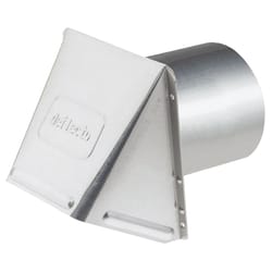 Deflect-O 6 in. D Aluminum Wall Cap With Damper