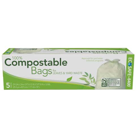 EKO Compost Trash Bags Refills Green 10 ct