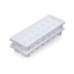 Arrow Home Products Eezy Out White Plastic Ice Cube Tray