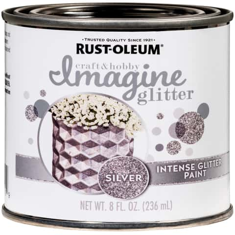 Rust-Oleum Imagine Glitter Silver Water-Based Glitter Paint