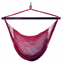 Algoma 51 in. W X 44 in. L 1 person Red Rope Hammock