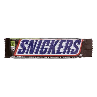 Snickers Milk Chocolate Peanuts Caramel Nougat Candy Bar 1 86 Oz Ace Hardware