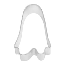 R&M International Corp International Corp 4 in. L Ghost Cookie Cutter Silver 1 pc