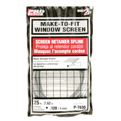 Prime-Line 0.12 in. D X 25 ft. L Screen Spline