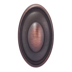 Richelieu Traditional Round Cabinet Knob 1-7/32 in. D 1-3/32 in. Brushed Oil Rubbed Bronze 1 pk