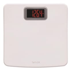 Taylor Precision Products Digital Scales, Extra High 440 LB Capacity,  Rubberized Anti-slip Mat