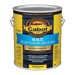 Cabot O.V.T. Solid Tintable Medium Base Oil-Based Stain 1 gal