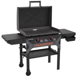 Blackstone Iron Forged 2 Burner Liquid Propane Outdoor Griddle with Hood Black