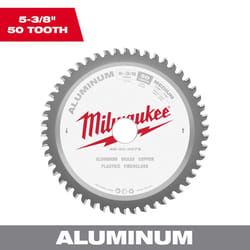 Milwaukee Metal Tech 5-3/8 in. D X 20 mm Non-Ferrous Tungsten Carbide Metal Blade 50 teeth 1 pk