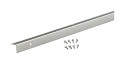 M-D 0.75 in. H X 96 in. L Prefinished Silver Aluminum Moulding