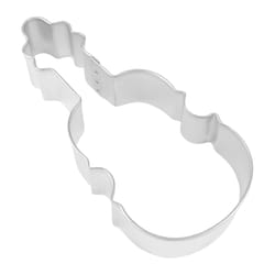 R&M International Corp 2 in. W X 5 in. L Violin Cookie Cutter Silver 1 pc