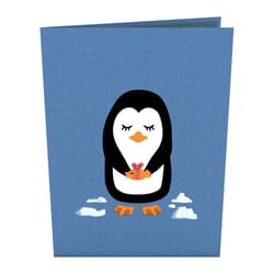 Lovepop Pop-Up Greeting Card Penguins in Love