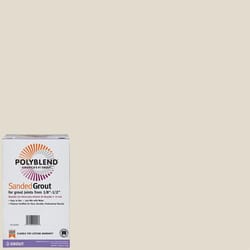 Custom Building Products  Polyblend  Indoor and Outdoor  Snow White  Grout  7 lb. 