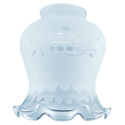 Westinghouse Vase White Glass Lamp Shade 1 pk