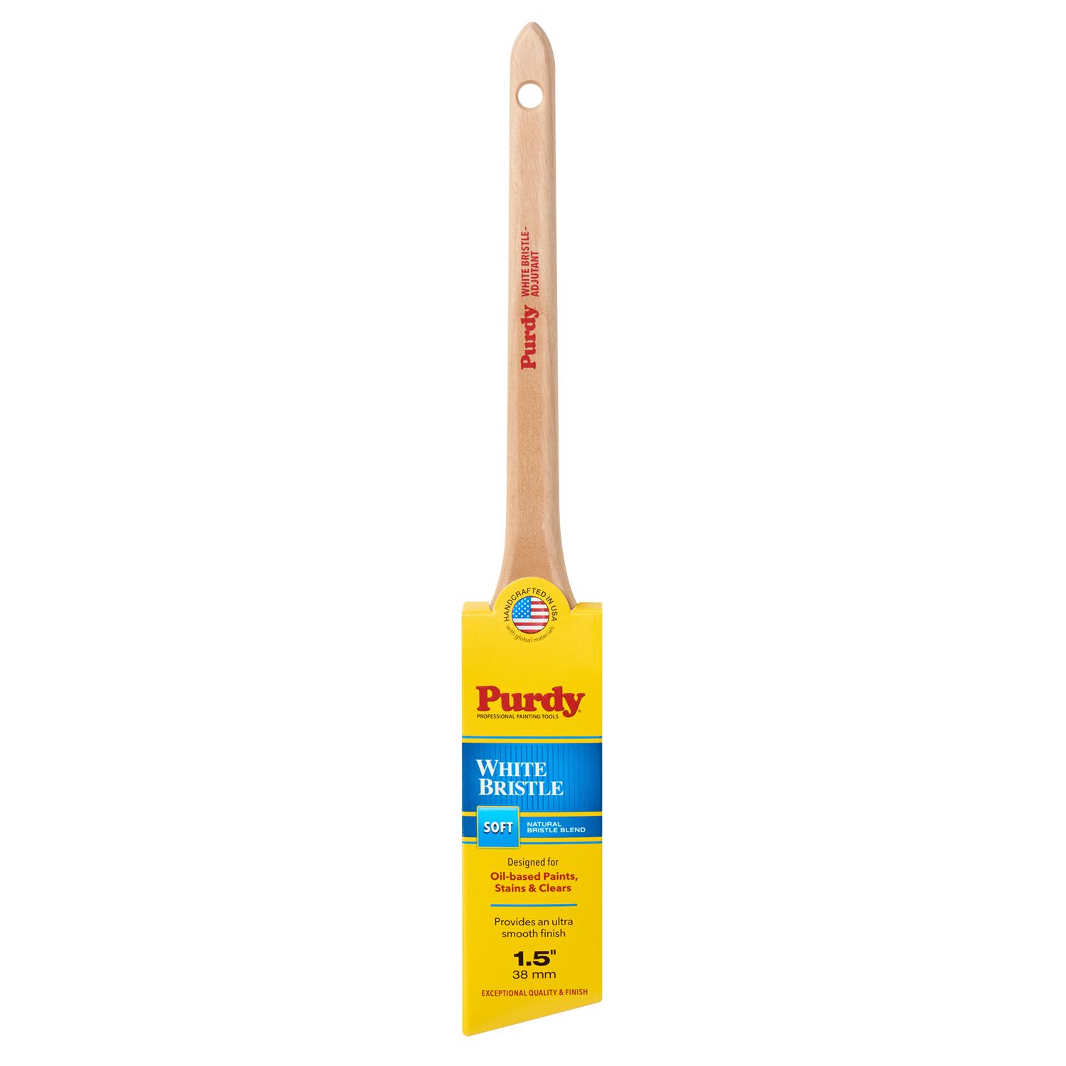 Photos - Putty Knife / Painting Tool Purdy White Bristle Adjutant 1-1/2 in. Soft Angle Trim Paint Brush 1450244