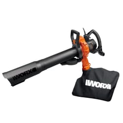 Worx 250 mph 400 CFM 120 V Electric Handheld Blower/Mulcher/Vac