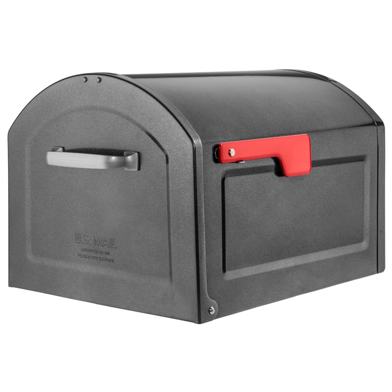 Architectural Mailboxes Centennial Galvanized Steel Post Mount Pewter Mailbox Ace Hardware