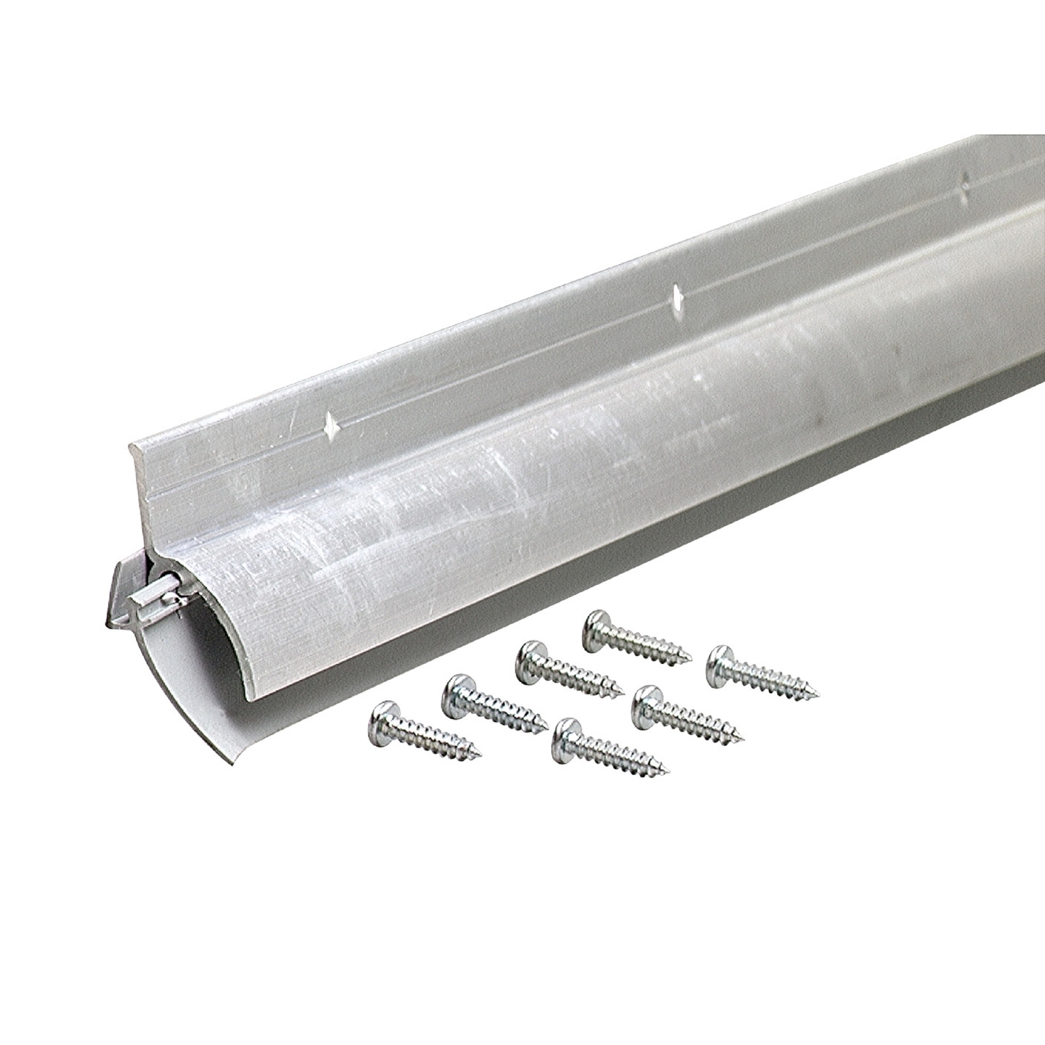 M-D Silver Aluminum/Vinyl Sweep For Doors 36 in. L X 0.56 in. - Ace ...