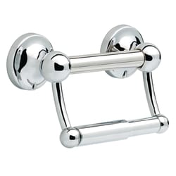 Delta 5 in. L Polished Chrome Stainless Steel Toilet Paper Holder with Assist Bar
