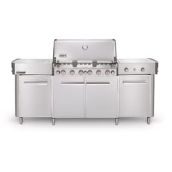 Weber Summit Grill Center 6 Burner Natural Gas Grill Stainless Steel