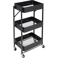 Honey-Can-Do 31.5 in. H X 17 in. W X 11 in. D Collapsible Utility Cart