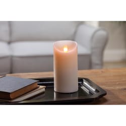 Gerson Bisque Flameless Pillar Candle